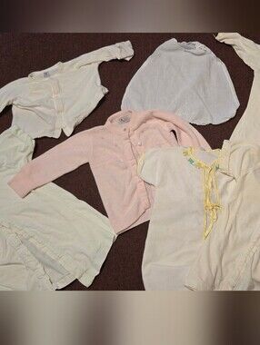 Vintage Lot Of Baby Clothes Penneys And Assorted Soze 6mths Or 18lbs
